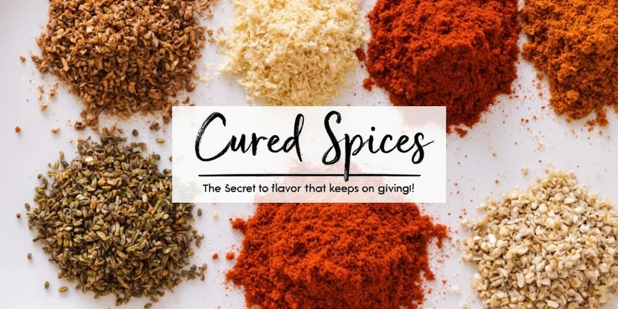 Flavor pairing chart for cured spices