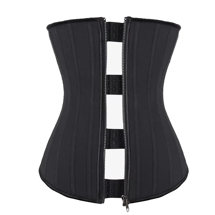 

25 Steel Boned Girdles Corset Waist Trainer Plus Size Latex Body Shaper Colombian Waist Cincher Trainer, Customized color