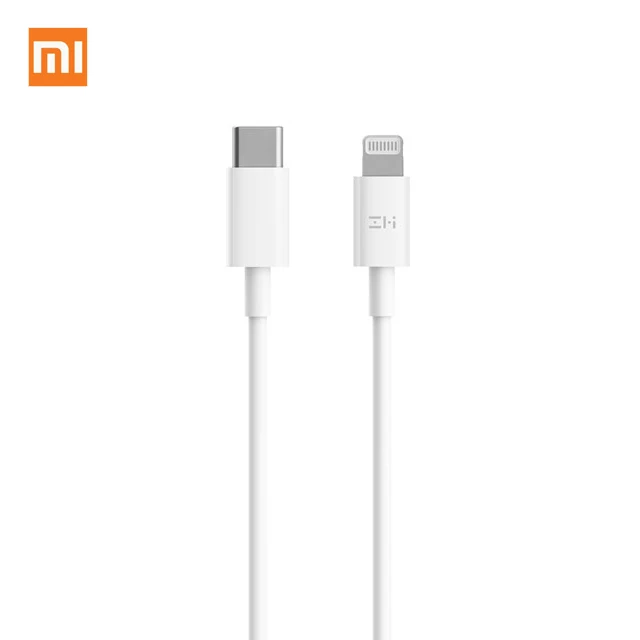 

MFi Certified for Xiaomi ZMI For Apple For iPhone +iPad 1m USB-C tipoc to usb data charging cable micro usb c to lightning cable, White