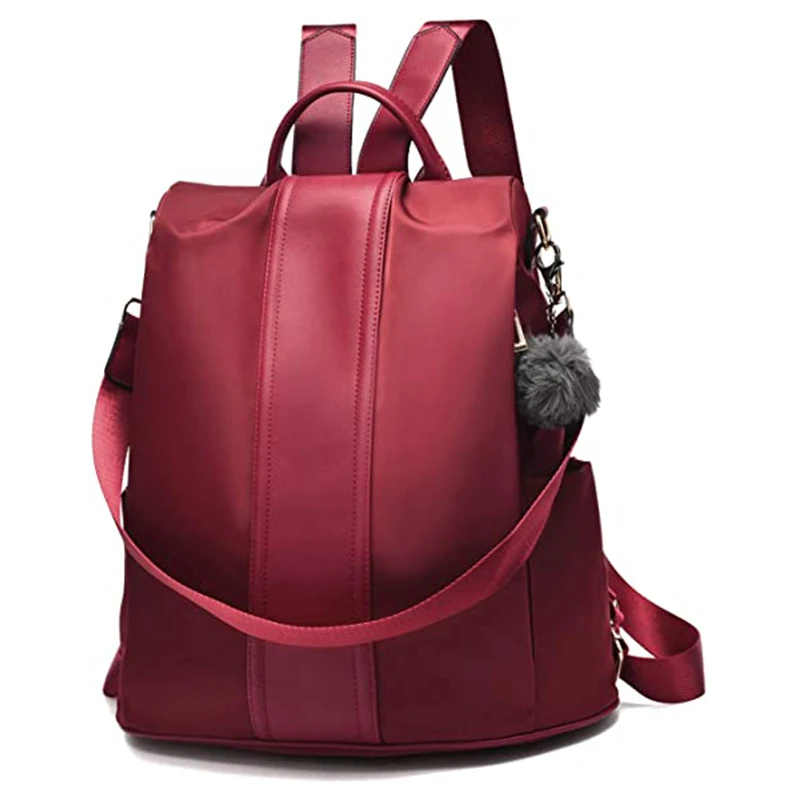 Pu Handle Trendy Backpack Women Detachable Single Carry Strap Softback ...