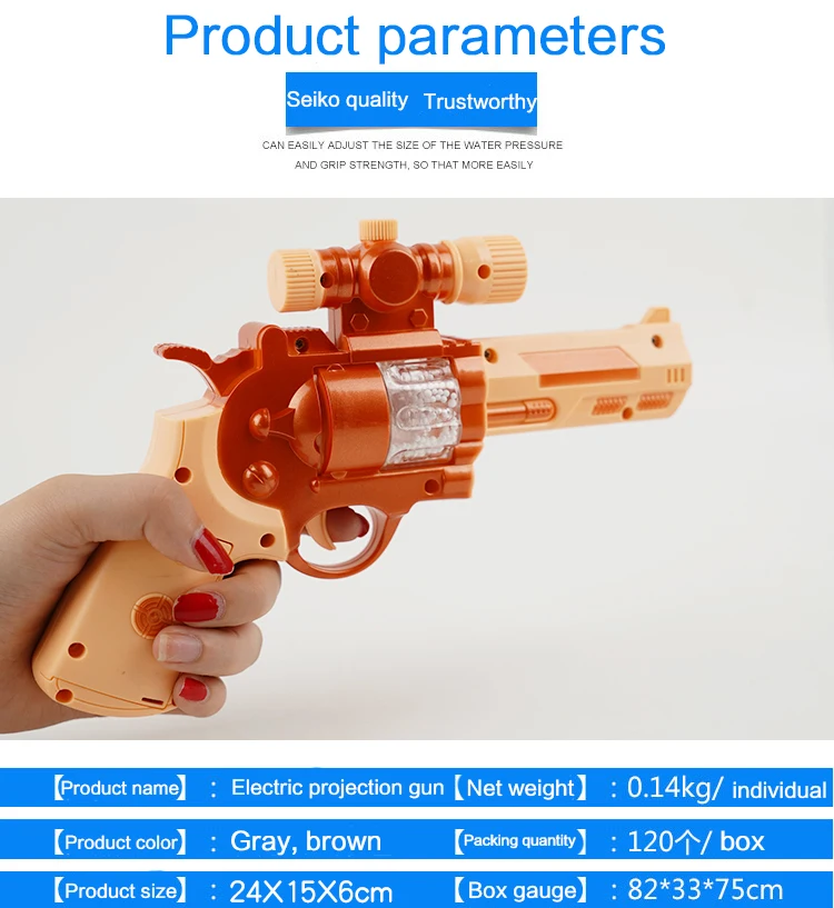 Customizable Plastic Weapon Game Flash Projection Electric Battery