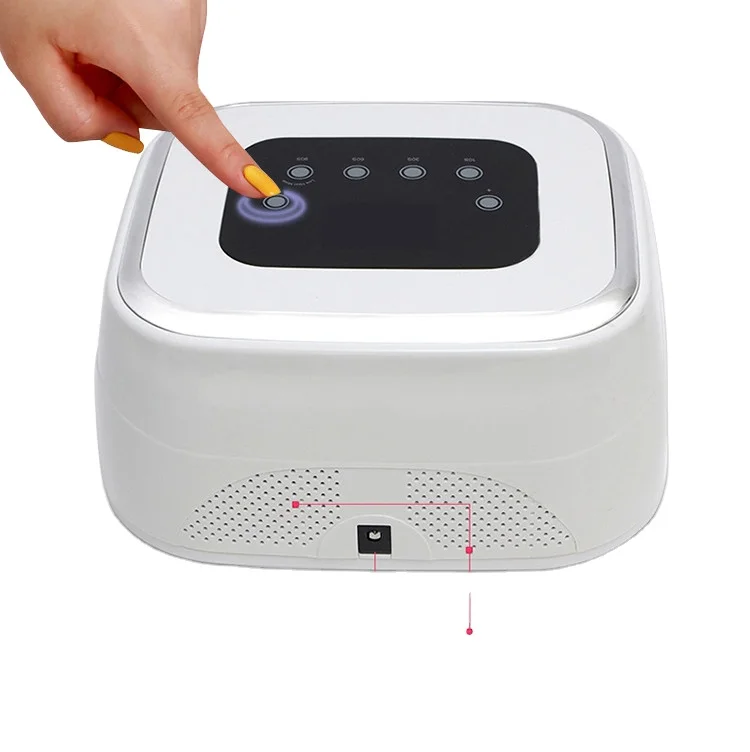 

XZMUV high quality new style 99w touch screen nail lamp uv led dryer uv /led nail lamp dryer music player, White