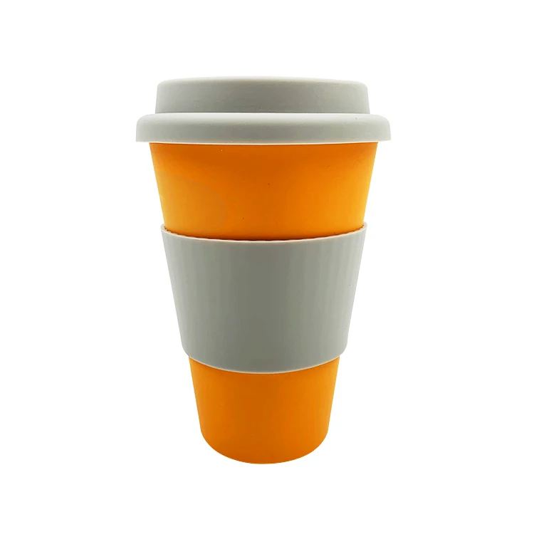 

Wholesale disposable eco printed bamboo fiber coffee cups mugs