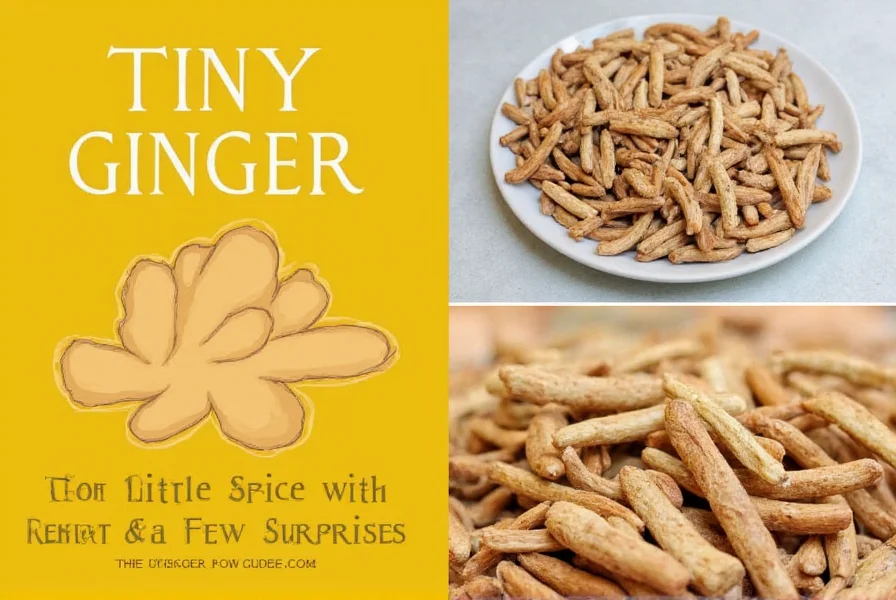 tiny ginger the little spice with big flavor and a few surprises