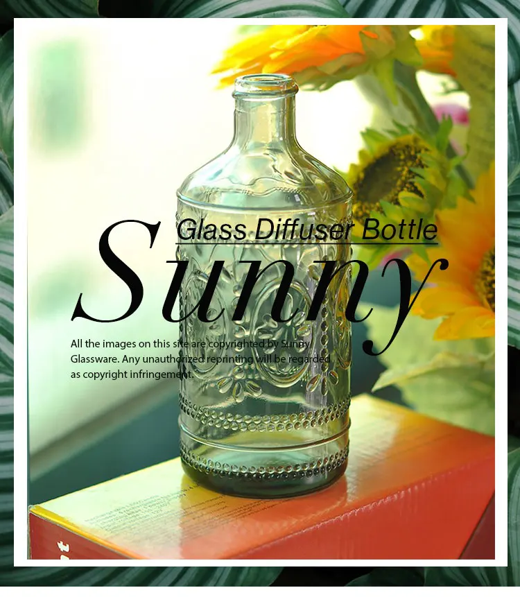 Sunny 150ml room diffuser empty glass bottle