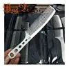 304 !!! wholesale hairdressing professional barber comb, stainless steel 2 in 1 Brown Haircut comb
