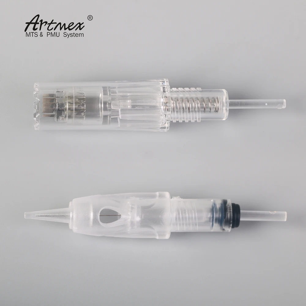 

Original manufacturer Ekai Artmex permanent makeup tattoo machine PMU needle cartridges V7, 1/3/5/7/9/12/24/36/42 Pins /Nano, White or no color