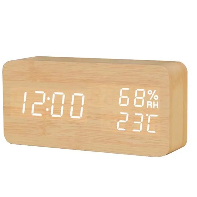 

Wholesale Wood Children Alarm Clock, Black or wood