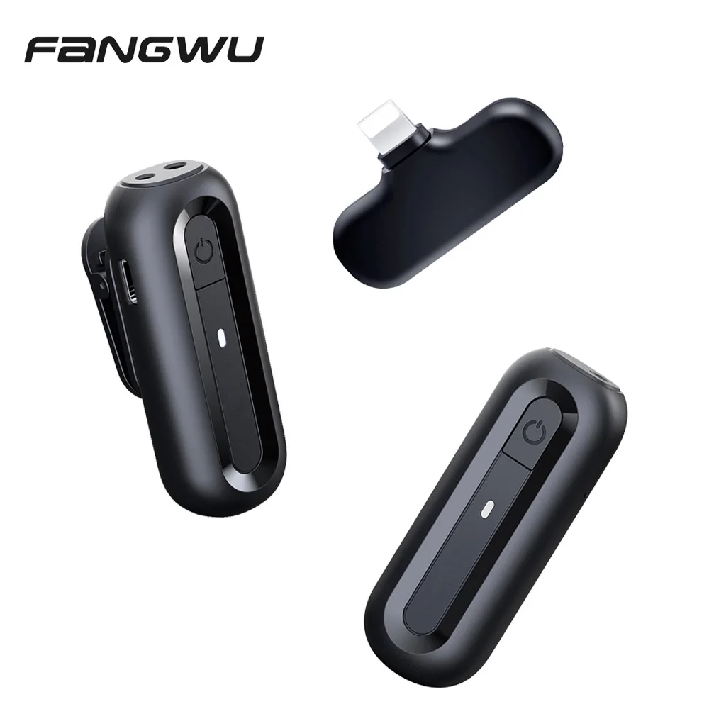

Latest Design Small Wireless Plugin Microphone For Iphone, Black