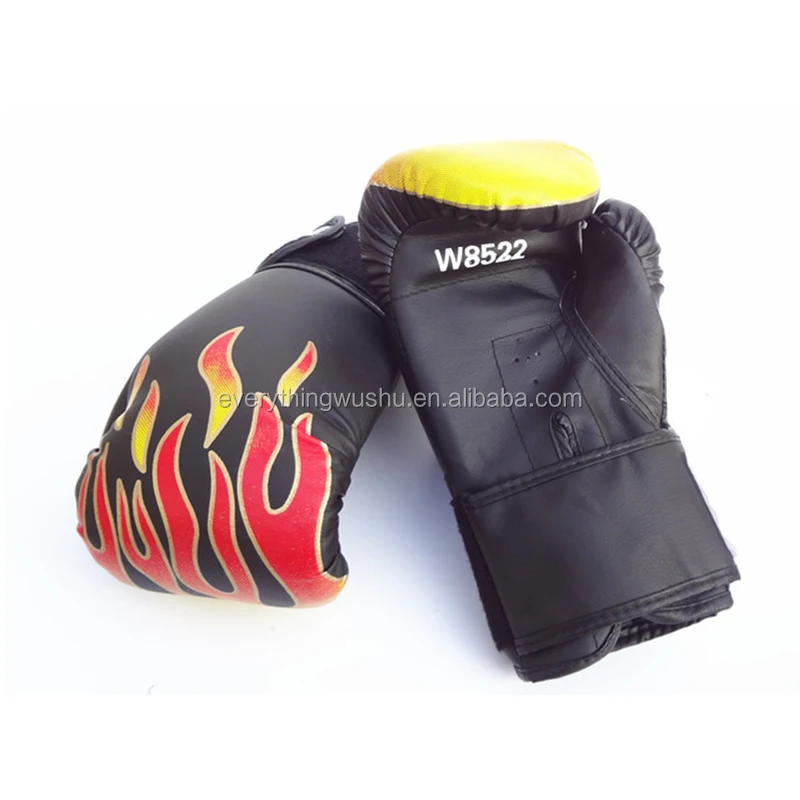 3-12 Years Children Boxing Gloves MMA Karate UFC Boxing Equipment Flame Boxing Set