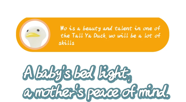 Wholesale Customized Good Quality Rechargeable Silicone Sleep Baby Led Night Light