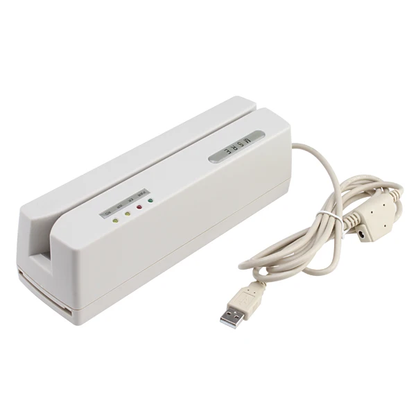 Mini Magnetic Stripe Credit Card Reader USB Connect 3 Tracks Msre606 Msr009 Magnetic Stripe Card Reader - ANKUX.COM