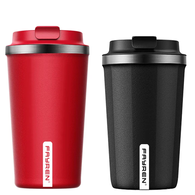 

FAYREN Thermos Insulated Stainless Steel Vacuum Flask Thermos Coffee Mug with Wide Mouth, Customized available