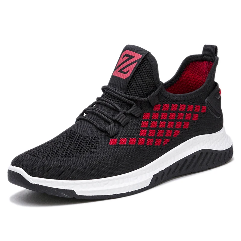 

Men's knitted casual sports walking shoes Casual sneakers Walking Style Shoes sneaker men, As the picture shows