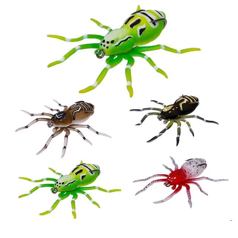 

Wholesale Fishing Tackle Soft Spider Baits Artificial Cricket Spider Fishing Lures For Outdoor Sports Fly Fishing