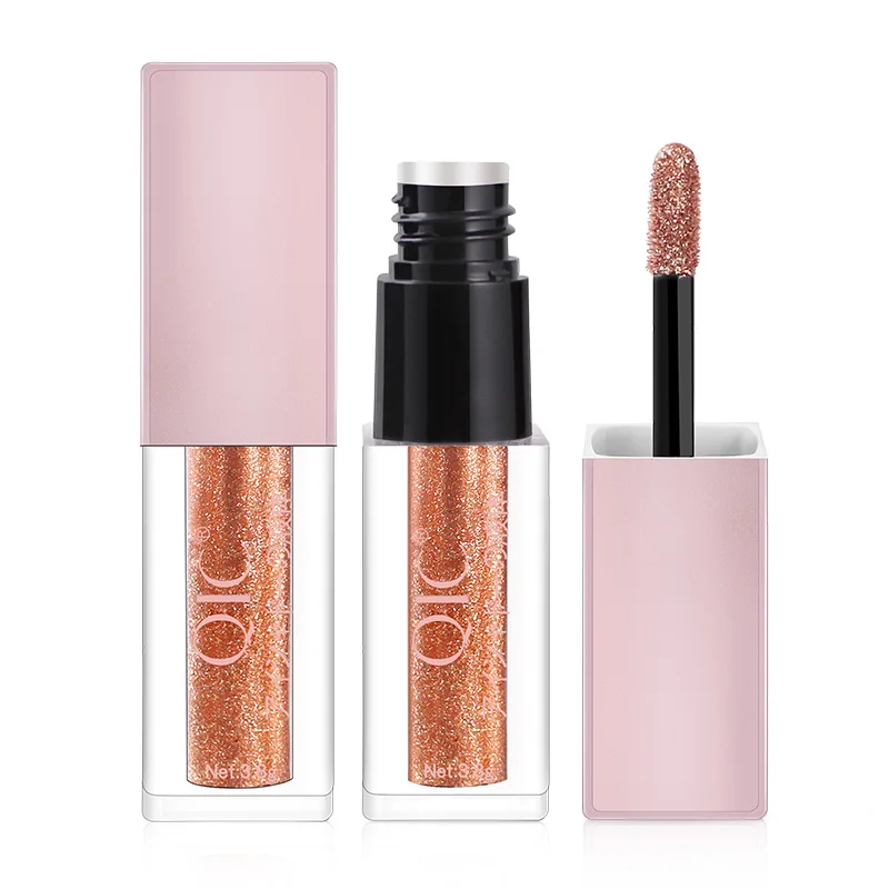 

QIC Diamond Lasting 8 Color for Choose Liquid Highlight Shiny Single eyeshadow