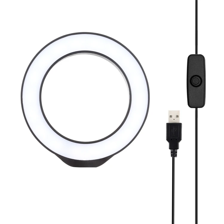 

Factory Price 4.7 inch 12cm USB White Light LED Vlogging Photography Video Lighting Ring Light