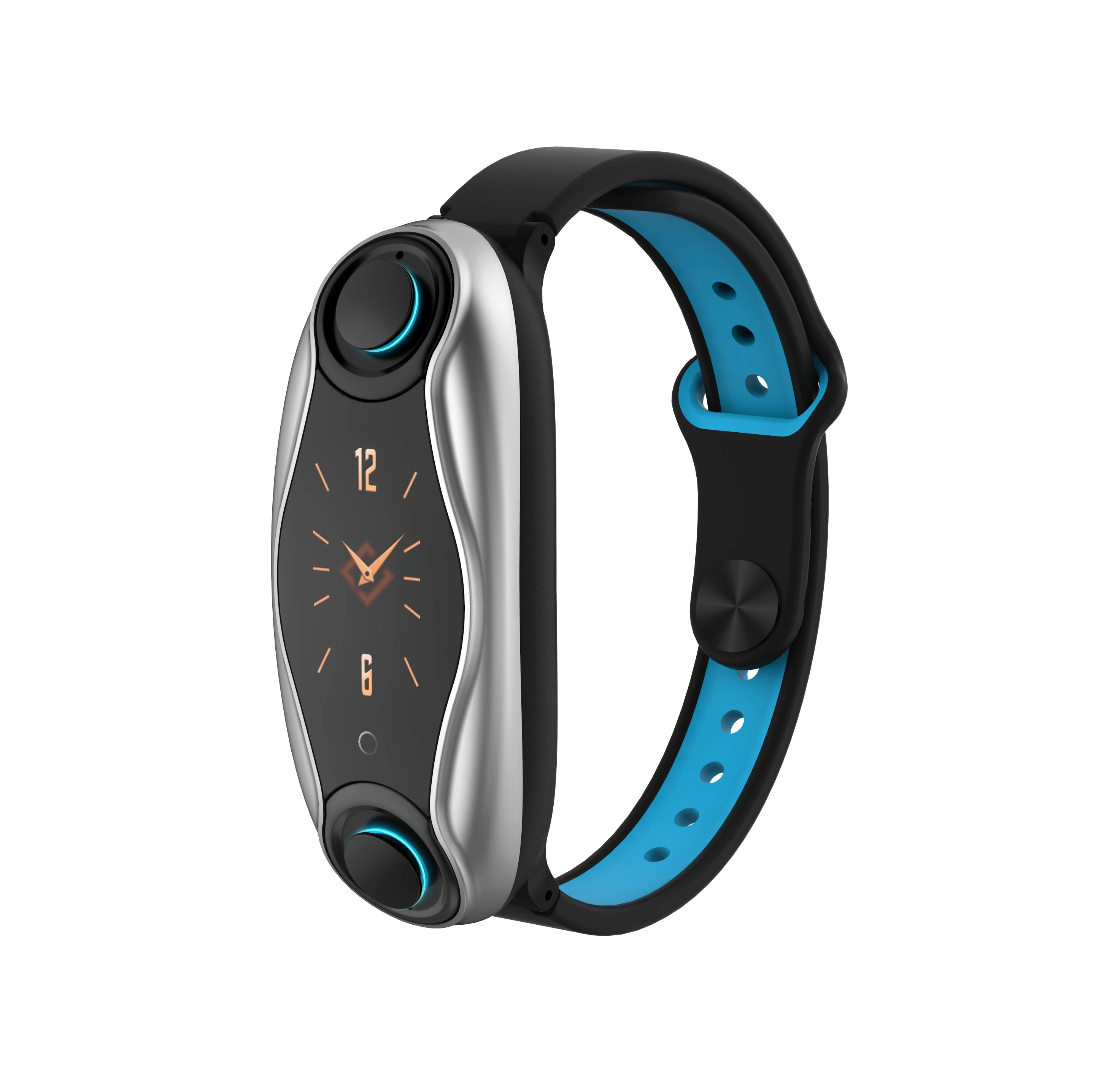 

LEMFO LT04 IP67 Waterproof Fitness Bracelet Dual Wireless BT5.0 Earphone Fitness Tracker Blood Pressure 2 In 1 Sport Smart Watch