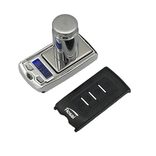 

Car key style digital pocket jewelry scale 0.01g, Black