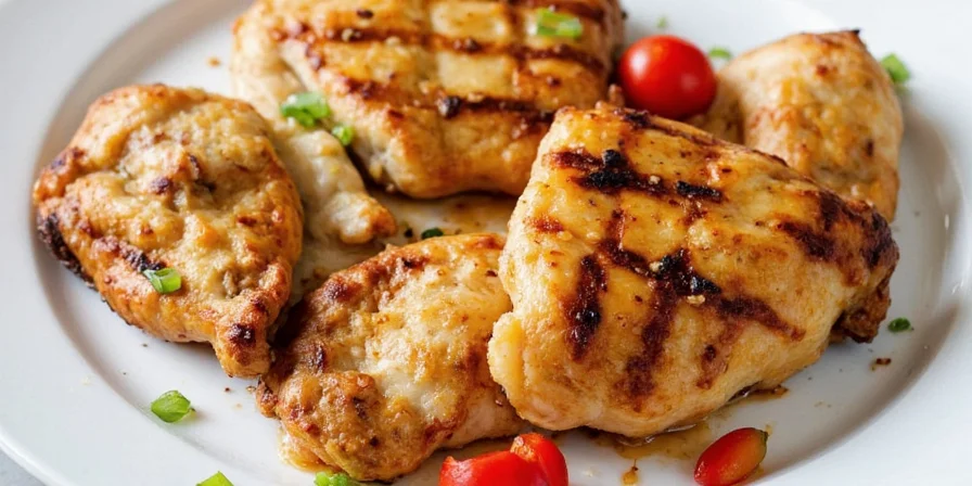 Chicken marinating in smoked paprika mixture