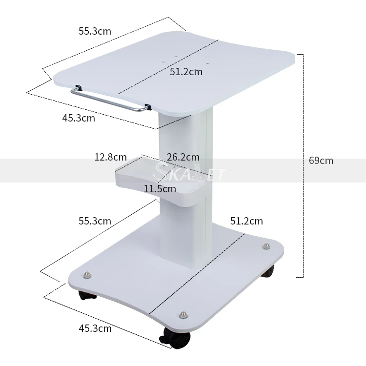 Professional Facial Trolley With Mag Lamp Esthetician Trolley Cart ...