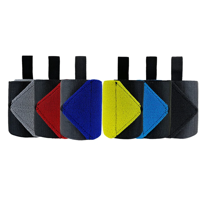 

Custom logo sport wrist wrap weightlifting strap fitness safety Cross Training Bodybuilding gym wrist support wraps powerlifting, Black red blue gray yellow