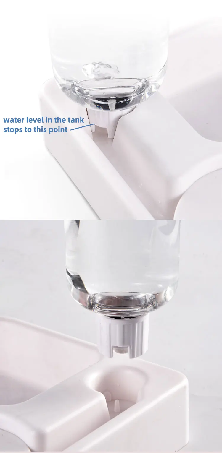 Auto circulating personalized ant proof pet bowl no spill dog cat water feeder automatic dog water dispenser for large dogs