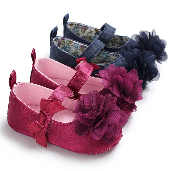 

Wholesale Vintage Luxury Velvet Suede Baby and Kids Party Princess Shoes for Girls