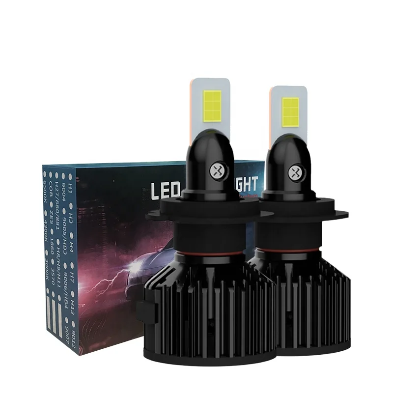 

40000lm 200w projector lens D2s h13 h1 h7 9005 9006 auto car led light motorcycle bulb h4 led headlights For Toyota