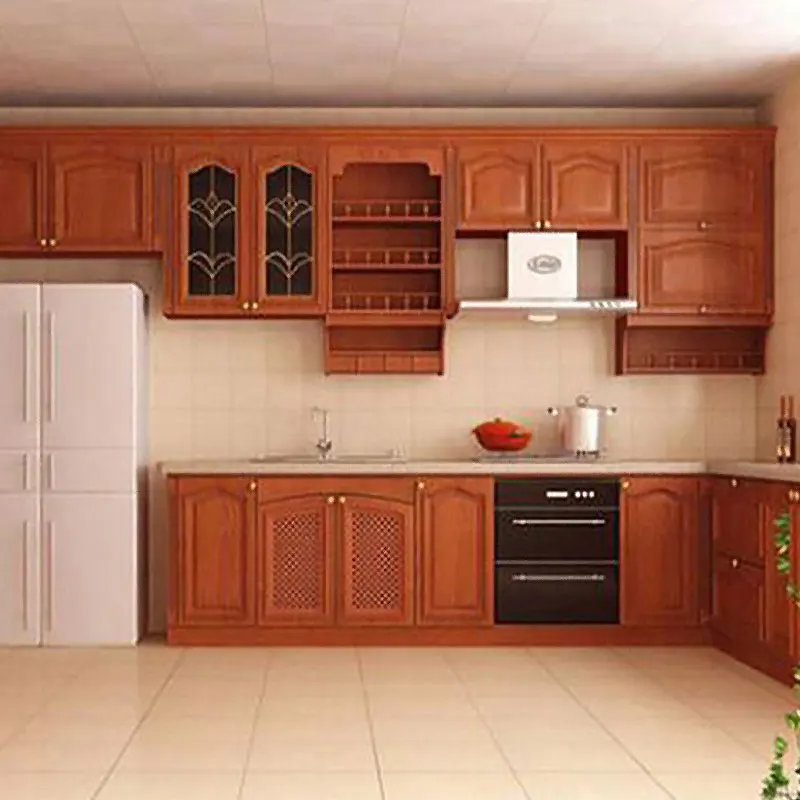 Kitchen furniture overall cabinets American solid wood multi-layer cabinets