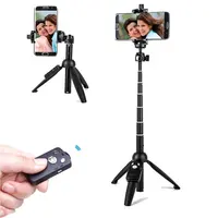 

YUNTENG 9928 Wireless Bluetooth Remote Extendable Selfie Stick Monopod phone stand holder 3 in 1 Camera Tripod for smartphone