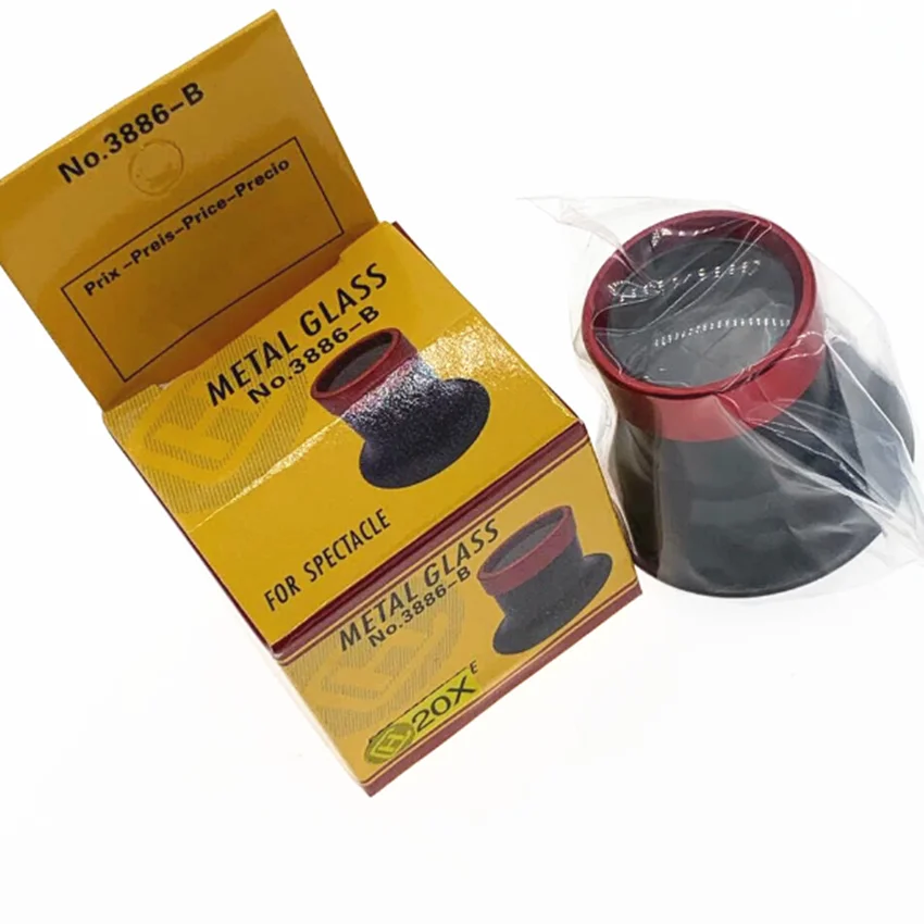 
Watch Maintenance Tools 10X 20X Monocular Magnifying Glass 