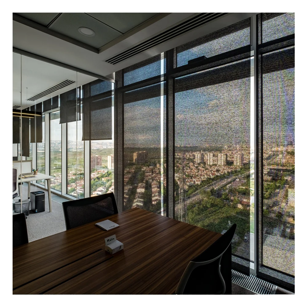 
STARDECO Elegant Plain Office French Window Roller Blinds Shades ODM Factory Wholesale Motorized Window Blinds Curtain Fabric 