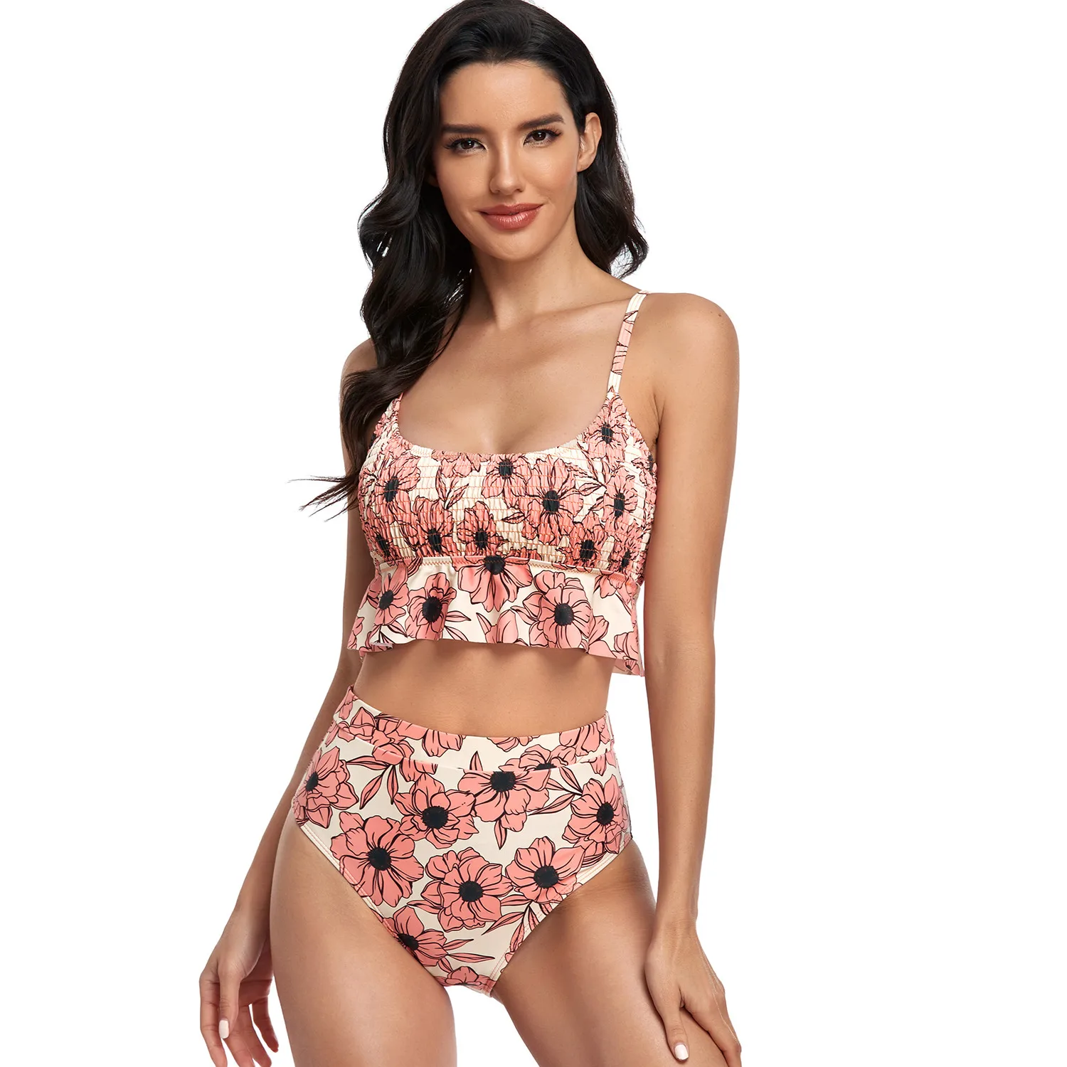 

Hot selling cut out Swimwear swimsuit bikini Fitness Swimwear(old Swimwear & Beachwear 2021, Picture showed