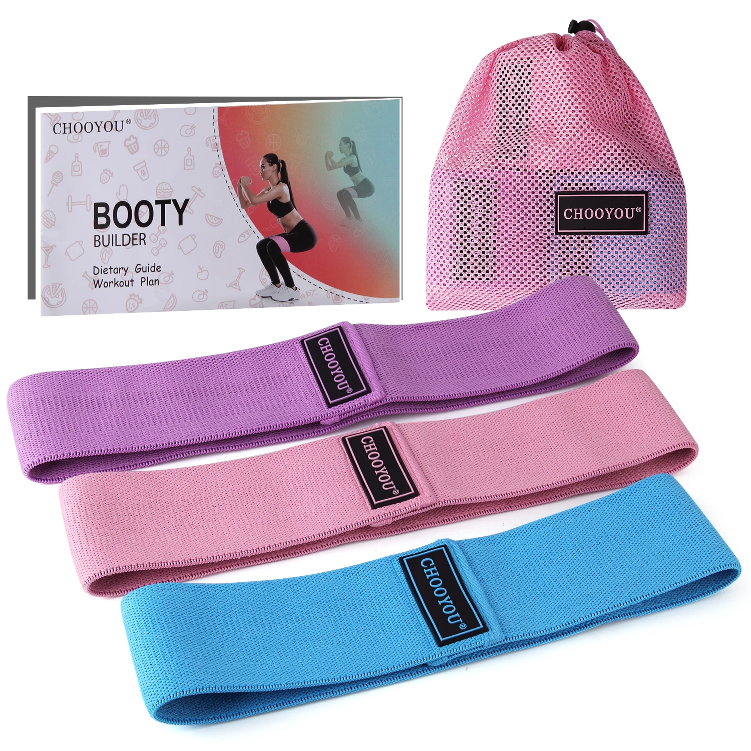 

Yiwu Fitness Factory Custom Fitness Circle Resistance Hip Band