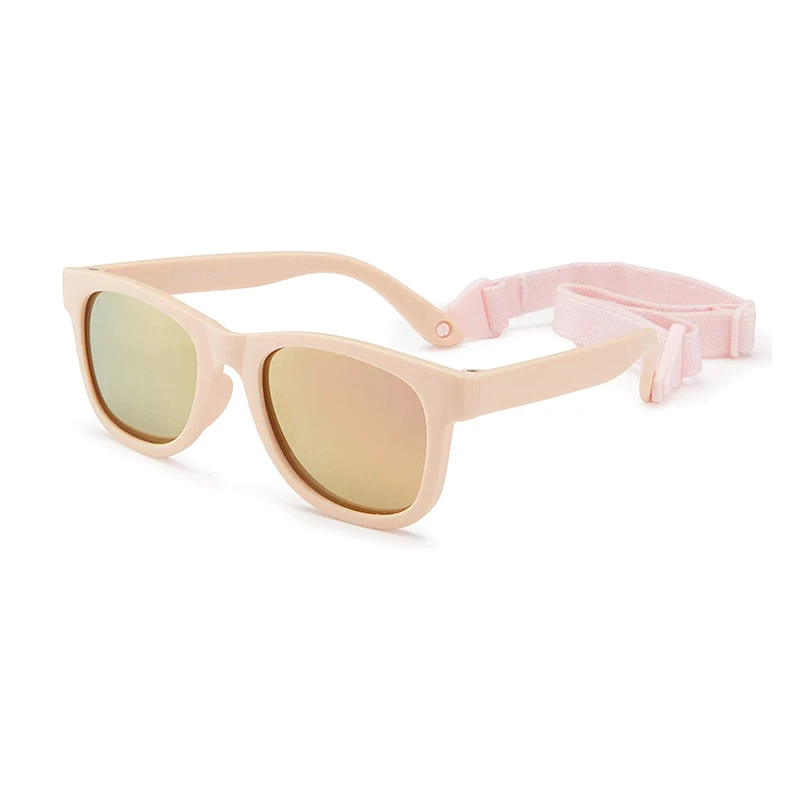 

Euromonk 2022 Sunglasses kid Flexible Polarized Baby Sunglasses with Strap Adjustable for Toddler Newborn Infant 0-24 Months