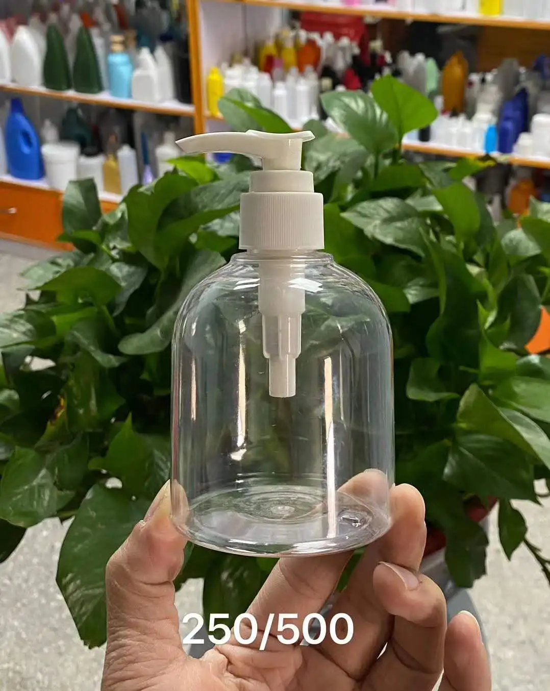 Empty 250ml 300ml 500ml Plastic Hand Sanitizer Dispenser Bottle With