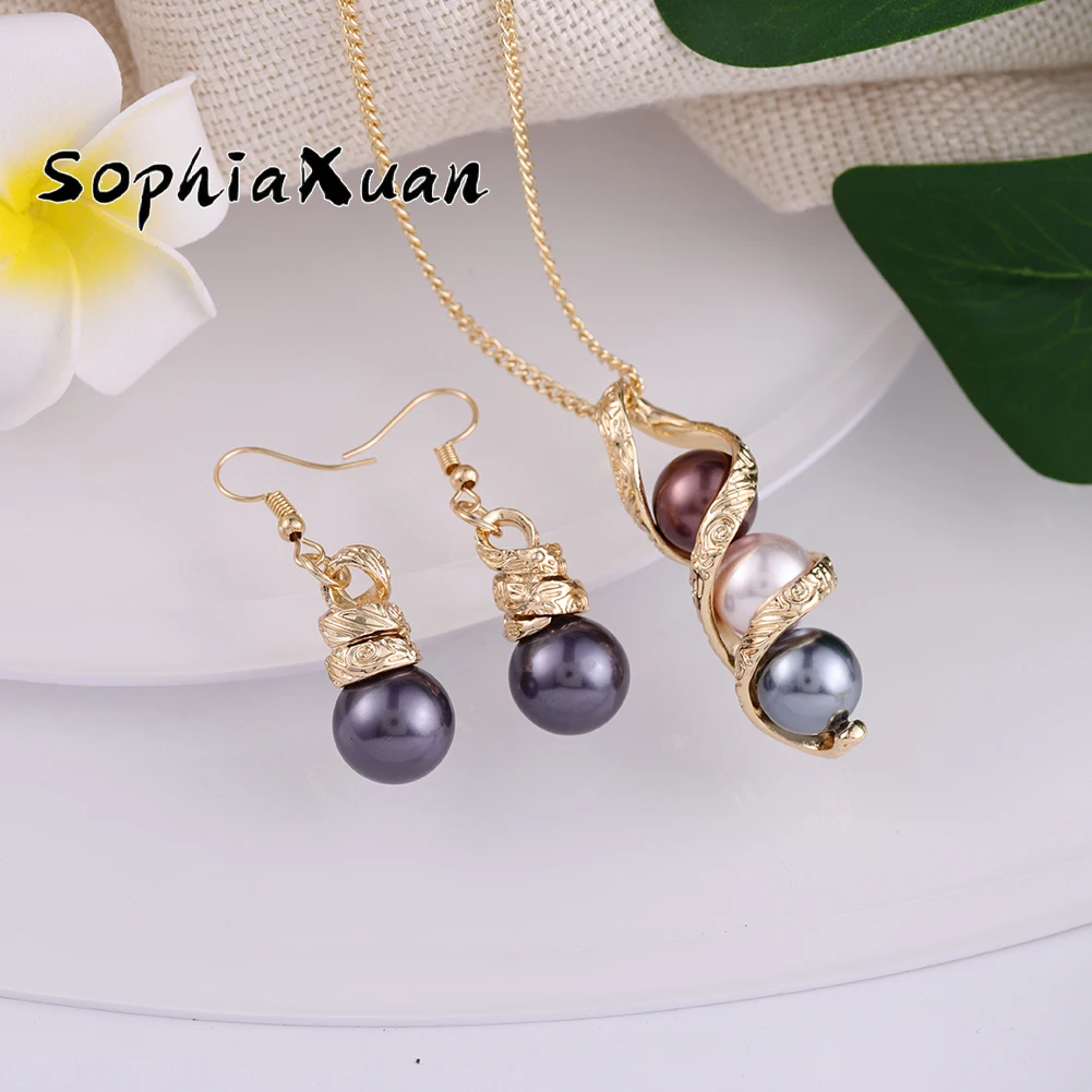 

SophiaXuan Wholesale Hawaiian Customized Dropship Polynesian Hawaiian Jewelry Set, Picture shows