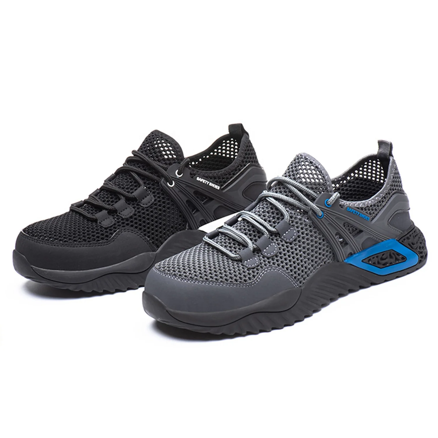 

Manufacturer industrial breathable lightweight security anti fatigue saftey mens work custom steel toe dress shoes