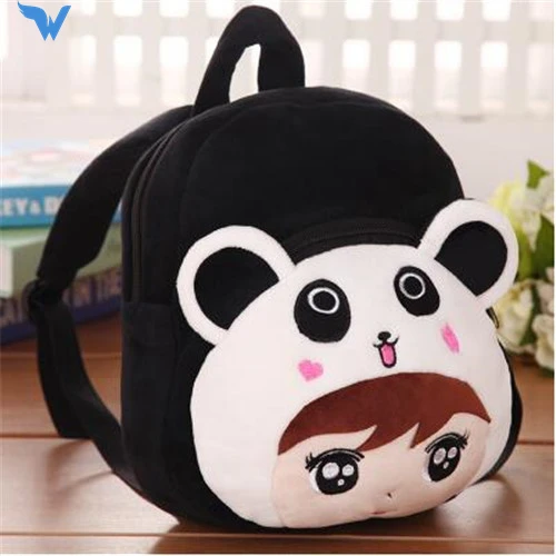 

Custom Cute Children Plush Boy Girl 3d Kids bear Zoo Animal Cartoon Backpack For School, Accept customized color