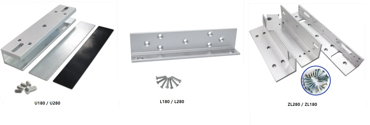 u bracket magnetic lock