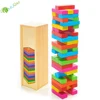 YumuQ FSC Certificated Kids Painted Wooden Montessori Educational Toys / Wooden Stacking Building Blocks Games Set