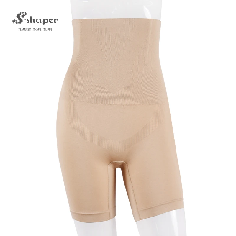 

S-SHAPER High Quality Belly Control Durable Women Seamless Shorts Panty, Black beige