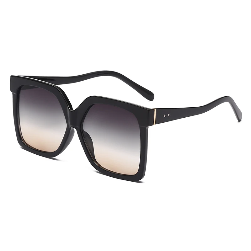 

New Oversize Squear Fashion Sunglasses 2021 Modern Attractive Women Big Frame Glasses