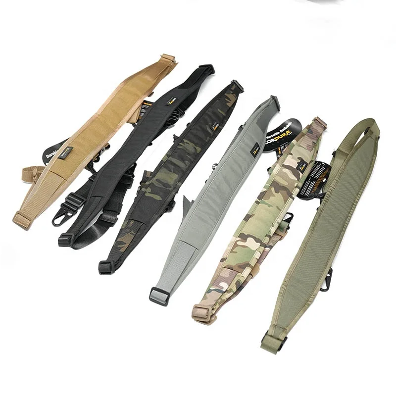 Tactical Sling Modular Strap Removable 2 Point / 1 Point 2.25" Padded Hunting Accessories