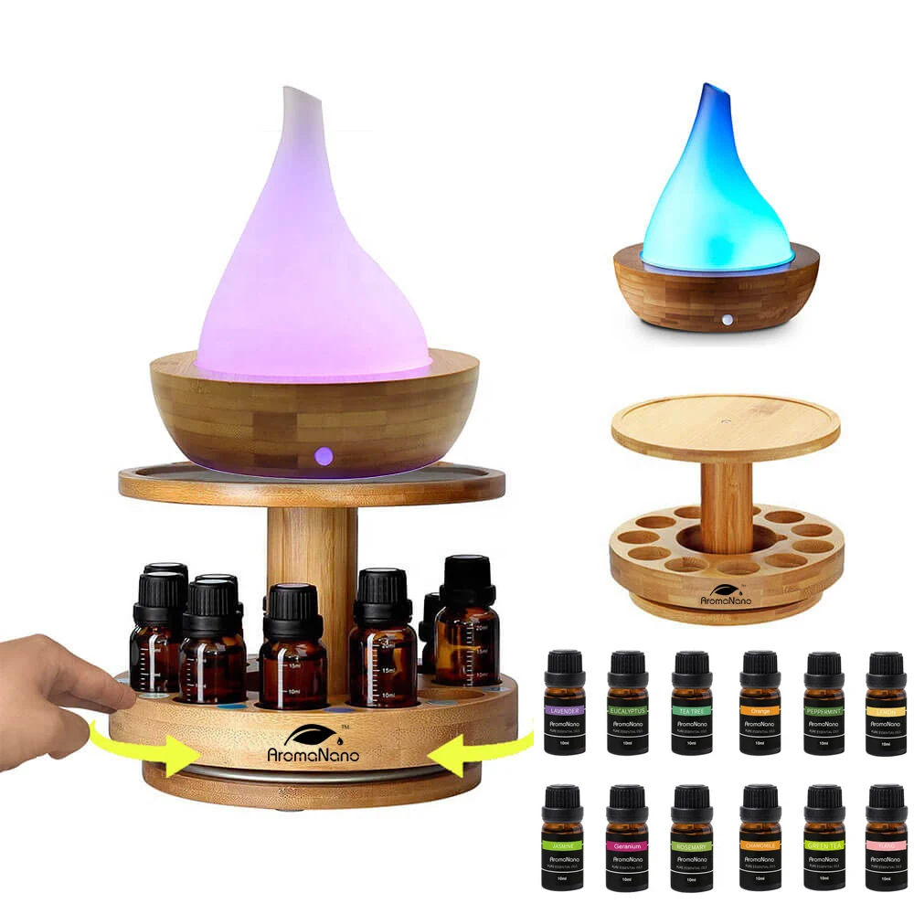 

New Technology 300ml Essential Oil Ultrasonic Humidifier Aroma Diffuser holder essential oils