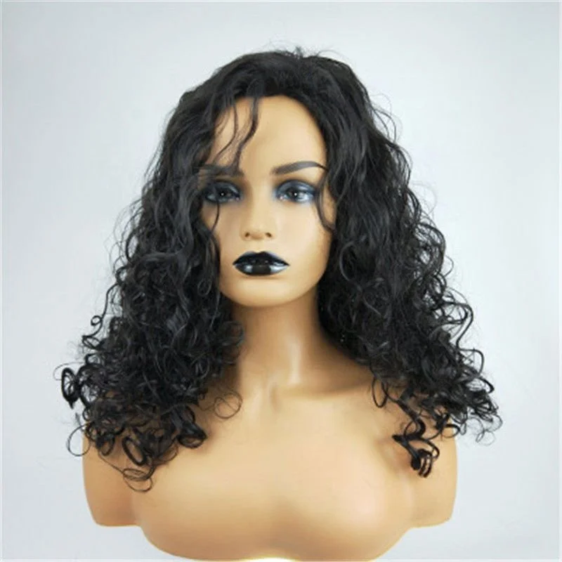 

Sexy Nightclub Women Wig Female African Small Curly Long Hair