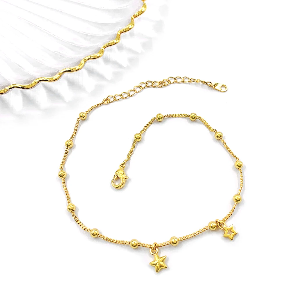 

Hot Sale Gold Plated Anklet Personalized Star Anklet for Women