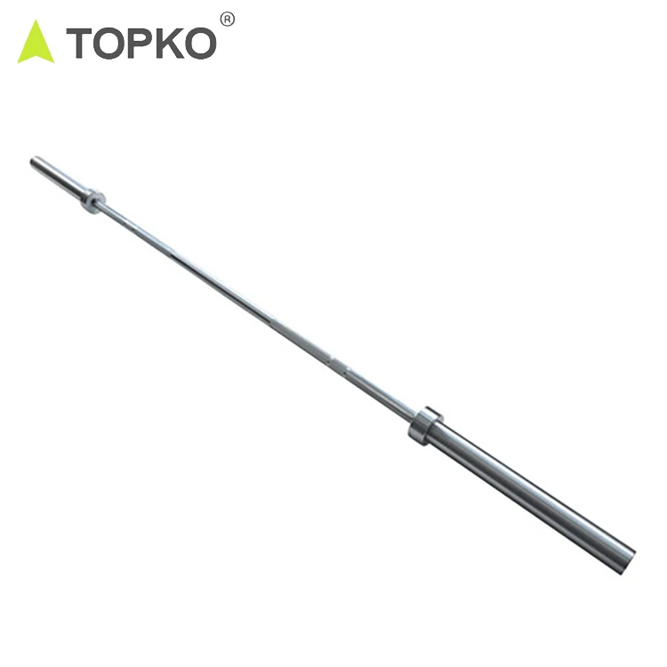 

TOPKO customized logo fitness barbell bar, Custom color