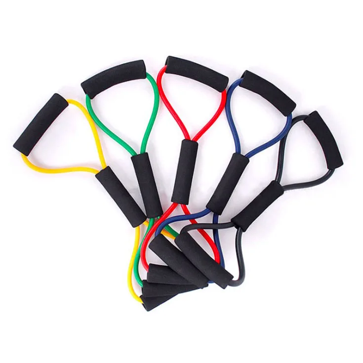 

Yoga Rope Chest Expansion Muscle Elastic Exerciser Latex Tube Gym Fabric Fitness Resistance Bands